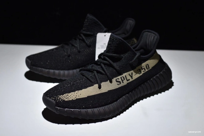 V2 Boost Core Adidas 350 Black Green BY9611 Yeezy 1122